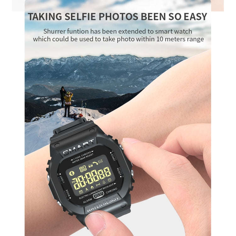 Lokmat MK22 1.21 inch FSTN LCD Screen 50m Waterproof Smart Watch, Support Information Reminder / ...