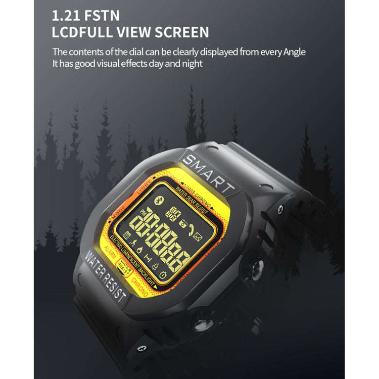 Lokmat MK22 1.21 inch FSTN LCD Screen 50m Waterproof Smart Watch, Support Information Reminder / ...