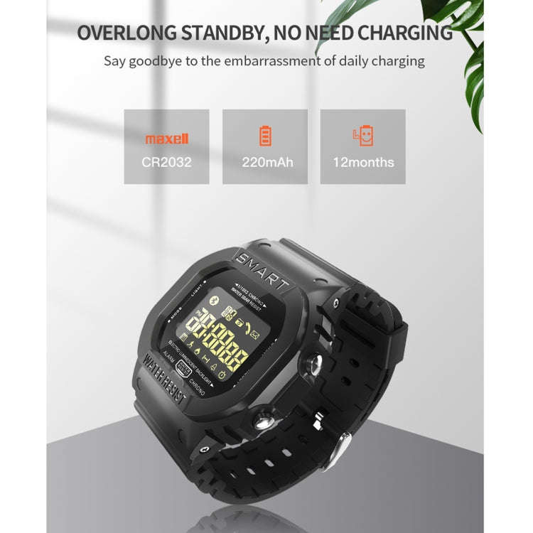 Lokmat MK22 1.21 inch FSTN LCD Screen 50m Waterproof Smart Watch, Support Information Reminder / ...