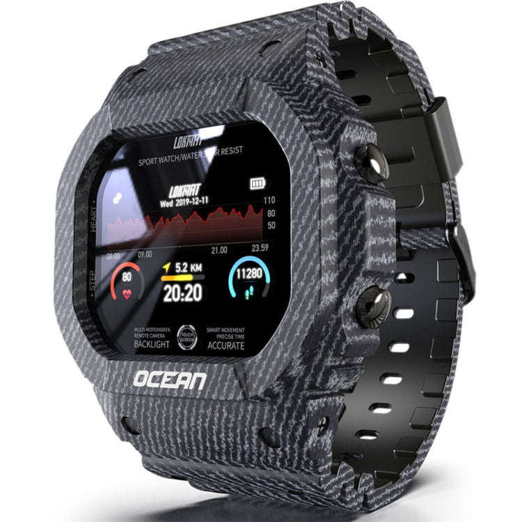 Lokmat OCEAN 1.14 inch TFT Touch Screen IP68 Waterproof Smart Watch, Support Information Reminder...