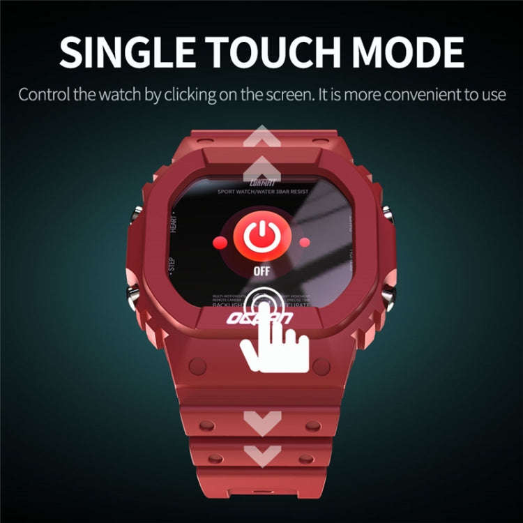 Lokmat OCEAN 1.14 inch TFT Touch Screen IP68 Waterproof Smart Watch, Support Information Reminder...