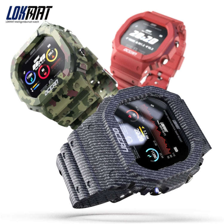 Lokmat OCEAN 1.14 inch TFT Touch Screen IP68 Waterproof Smart Watch, Support Information Reminder...
