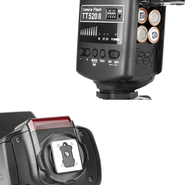 Godox TT520II 433MHZ Wireless 1/300s-1/2000s HSS Flash Speedlite Camera Top Fill Light for Canon ...