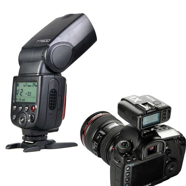 Godox TT600 2.4GHz Wireless 1/8000s HSS Flash Speedlite Camera Top Fill Light for Canon / Nikon D...