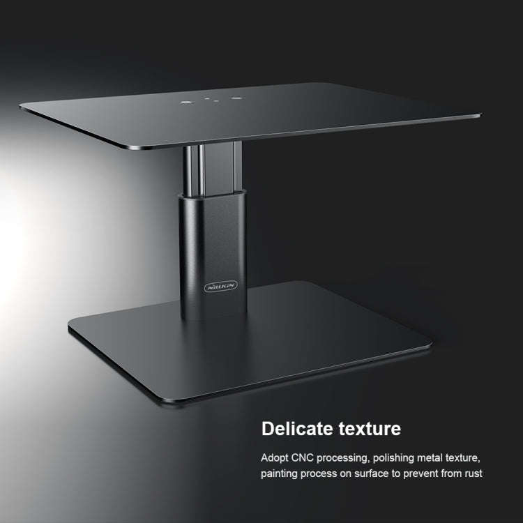 NILLKIN N6 Adjustable High Desk Laptop Monitor Stand Holder (Black)