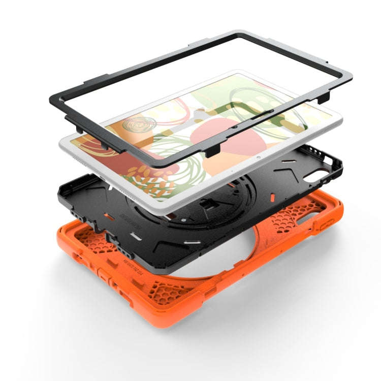 For Huawei MatePad Pro 10.8 Shockproof Colorful Silicone + PC Protective Case with Holder & Shoul...