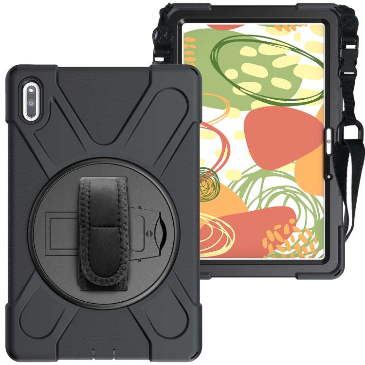 For Huawei MatePad Pro 10.8 Shockproof Colorful Silicone + PC Protective Case with Holder & Shoul...