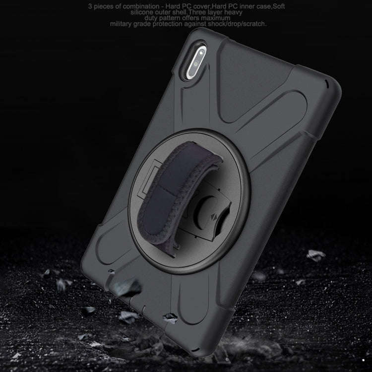 For Huawei MatePad Pro 10.8 Shockproof Colorful Silicone + PC Protective Case with Holder & Shoul...