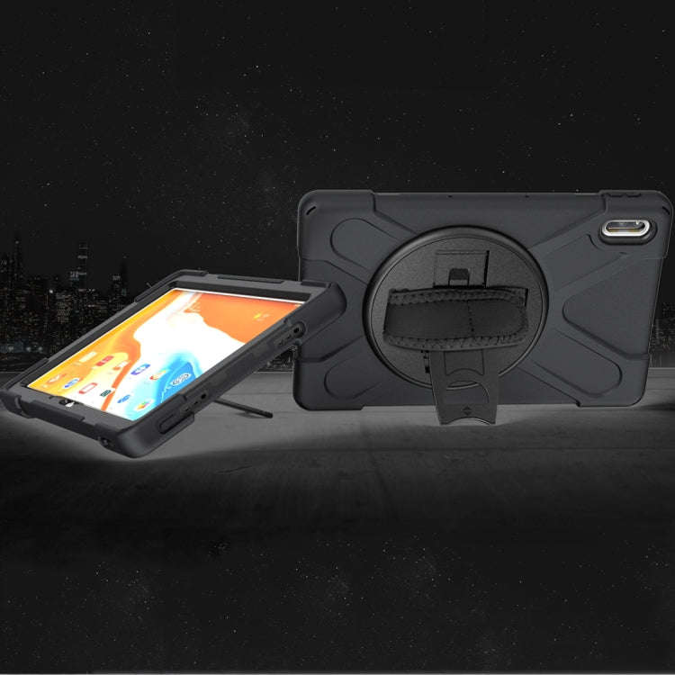 For Huawei MatePad Pro 10.8 Shockproof Colorful Silicone + PC Protective Case with Holder & Shoul...