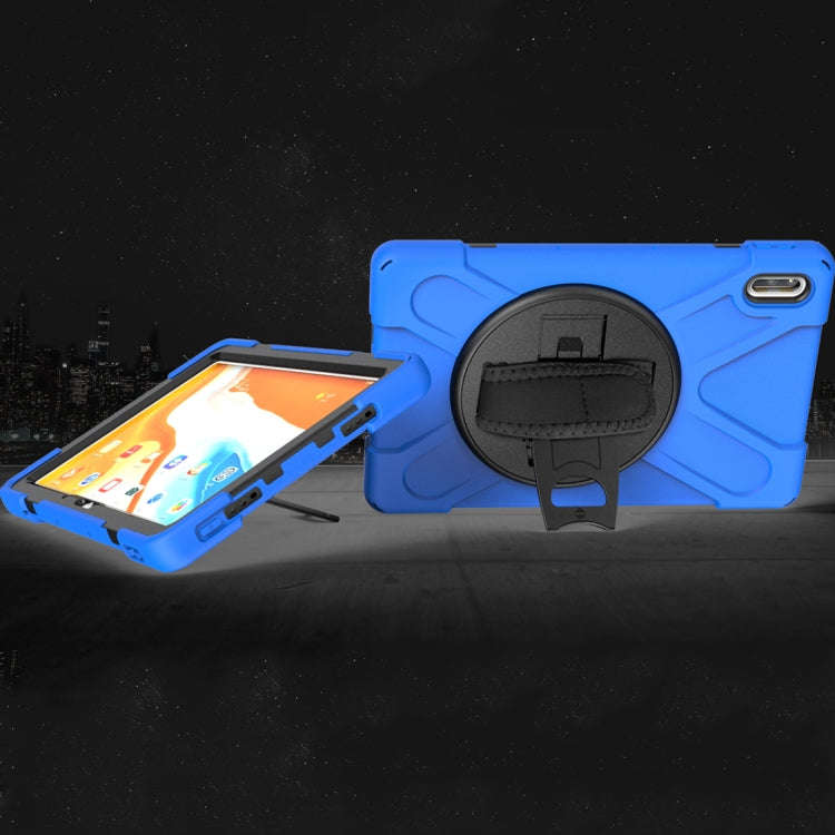 For Huawei MatePad Pro 10.8 Shockproof Colorful Silicone + PC Protective Case with Holder & Shoul...