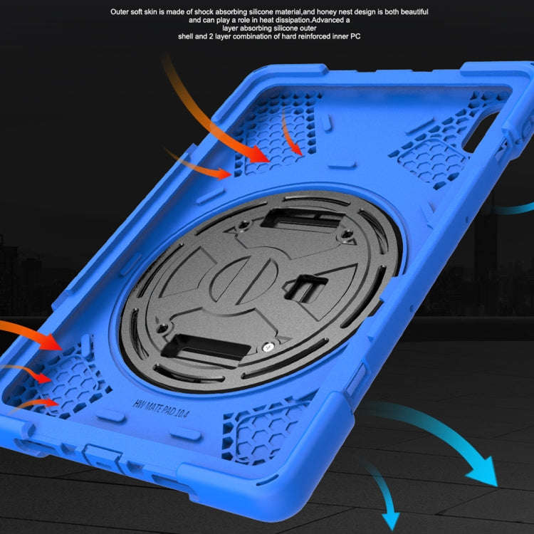 For Huawei MatePad Pro 10.8 Shockproof Colorful Silicone + PC Protective Case with Holder & Shoul...