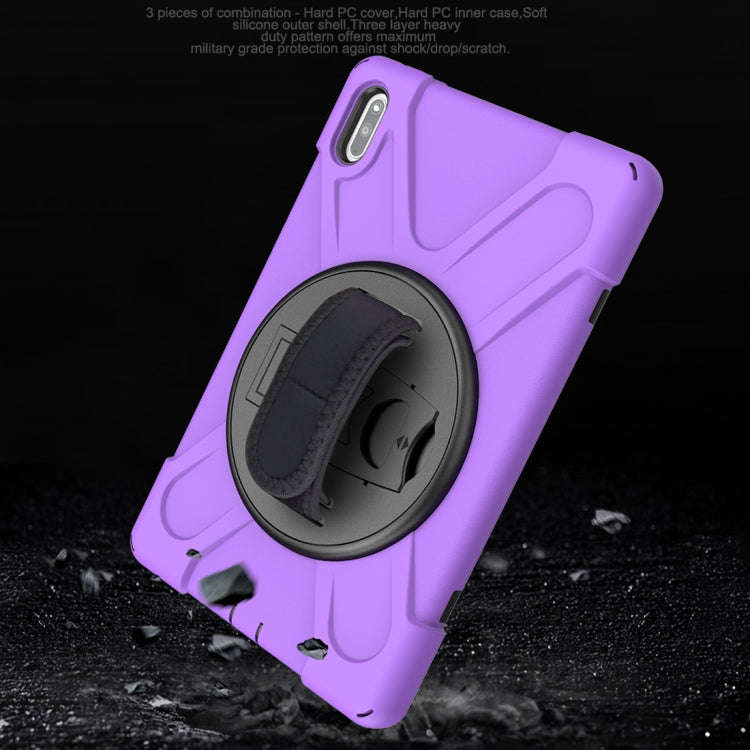 For Huawei MatePad Pro 10.8 Shockproof Colorful Silicone + PC Protective Case with Holder & Shoul...