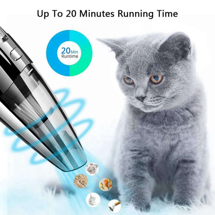 R-6053 6000Pa Multi-function USB Charging Car Handheld Wireless Vacuum Cleaner Dust Collector Cle...