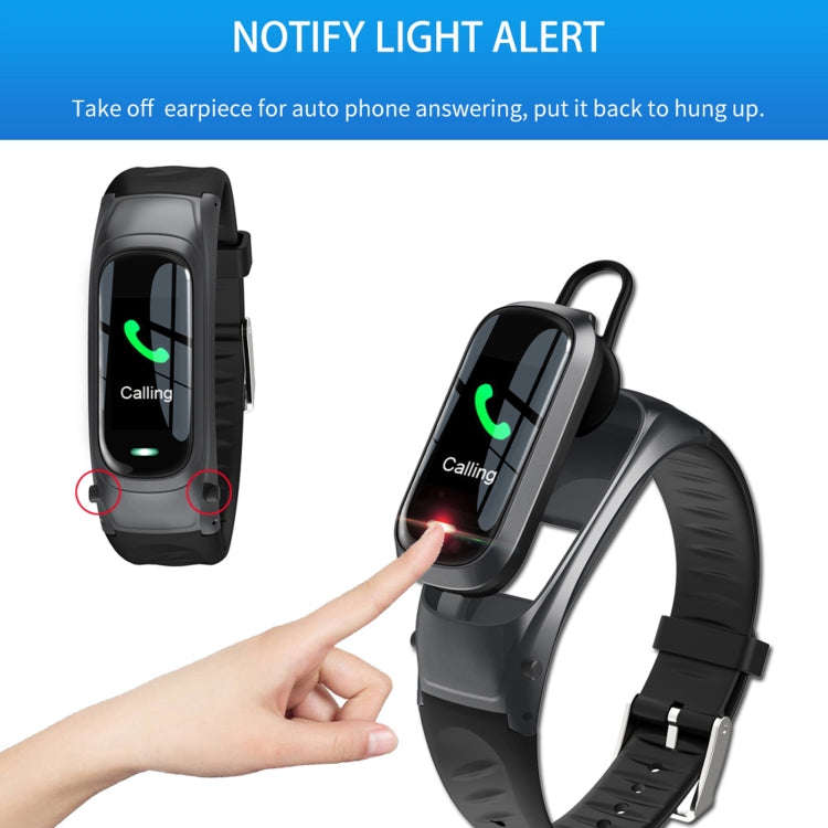 B9 0.96 inch TFT Color Screen AI Voice Smart Bracelet, Support Reject Call / Sleep Monitoring / H...