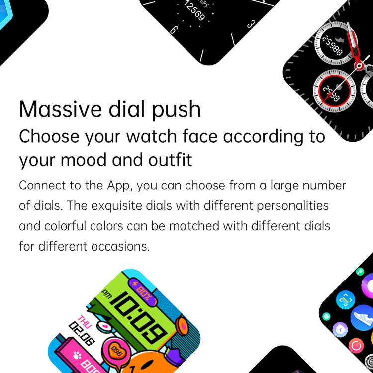 G69 1.69 inch Square Color Screen IP68 Waterproof Smart Watch, Support Blood Pressure Monitoring ...