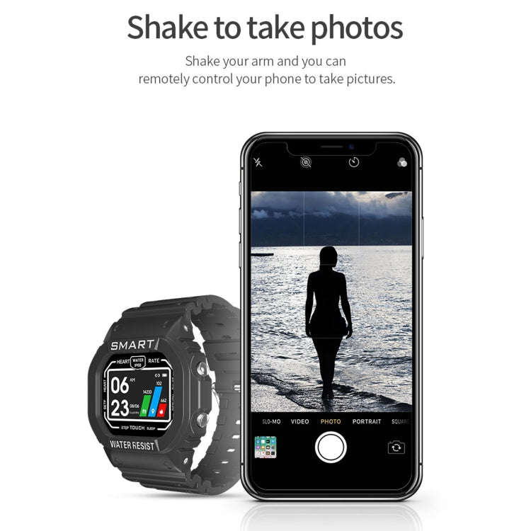 K16 1.14 inch TFT Color Screen IP68 Waterproof Smart Watch, Support Bluetooth Music / Sleep Monit...