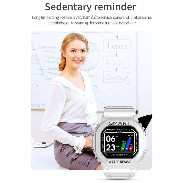 K16 1.14 inch TFT Color Screen IP68 Waterproof Smart Watch, Support Bluetooth Music / Sleep Monit...