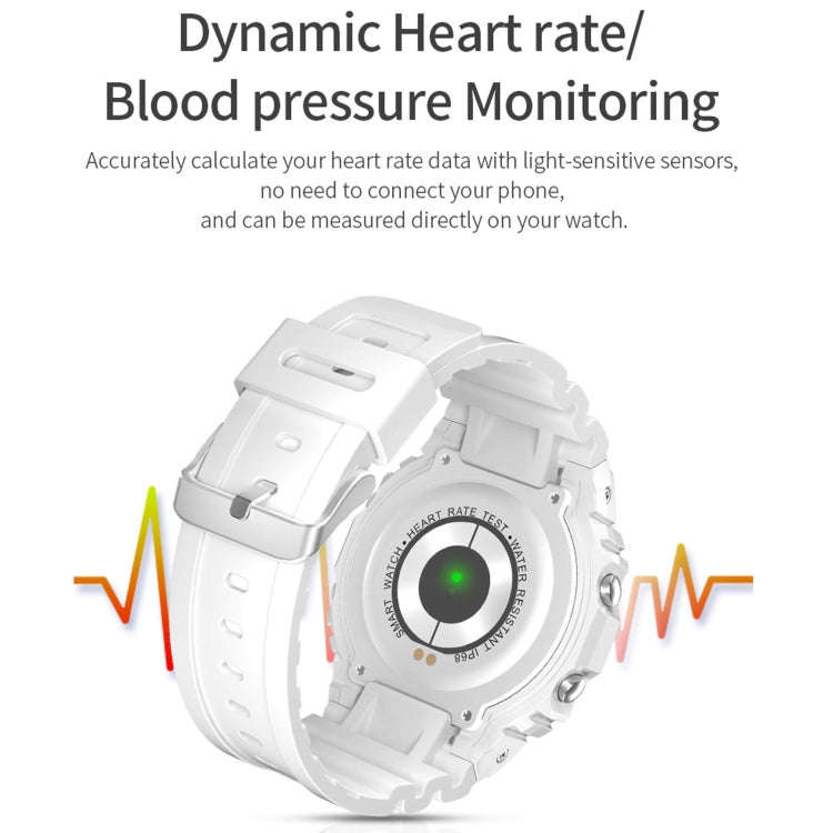 K16 1.14 inch TFT Color Screen IP68 Waterproof Smart Watch, Support Bluetooth Music / Sleep Monit...