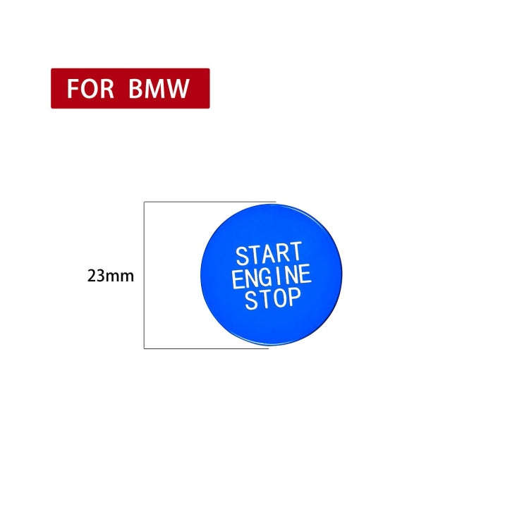Car Carbon Fiber One-button Start Decorative Sticker for BMW 3 Series / G20 / G05 / G06 / G07 / G...