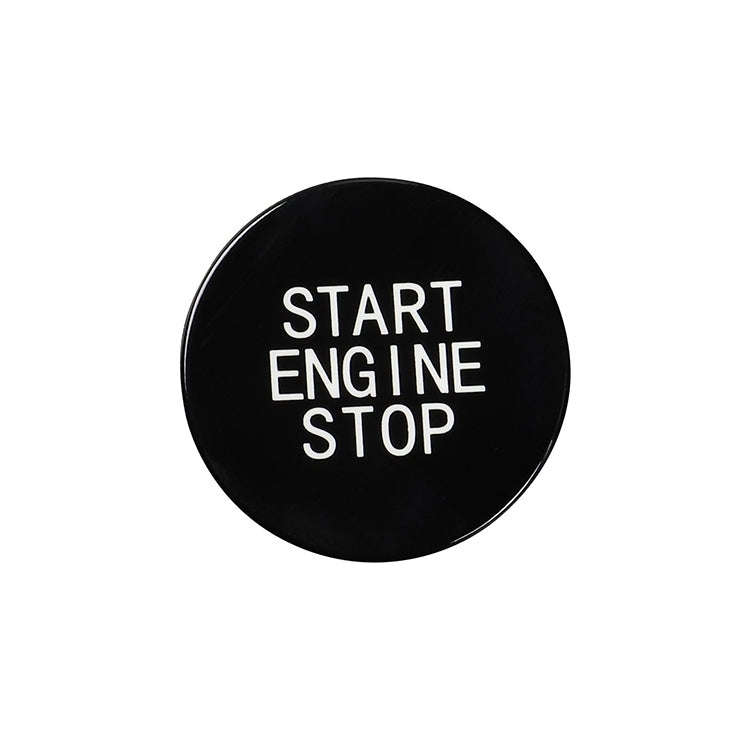 Car Carbon Fiber One-button Start Decorative Sticker for BMW 3 Series / G20 / G05 / G06 / G07 / G...