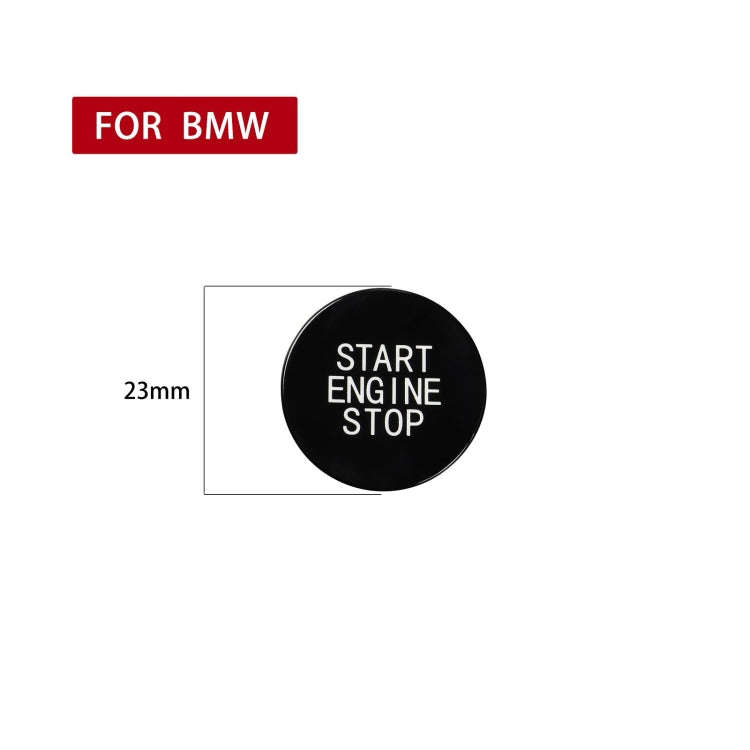 Car Carbon Fiber One-button Start Decorative Sticker for BMW 3 Series / G20 / G05 / G06 / G07 / G...