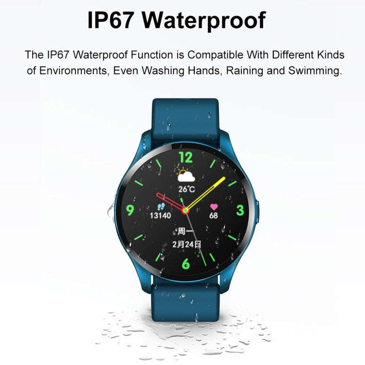 T88 1.28 inch TFT Color Screen IP67 Waterproof Smart Watch, Support Body Temperature Monitoring /...