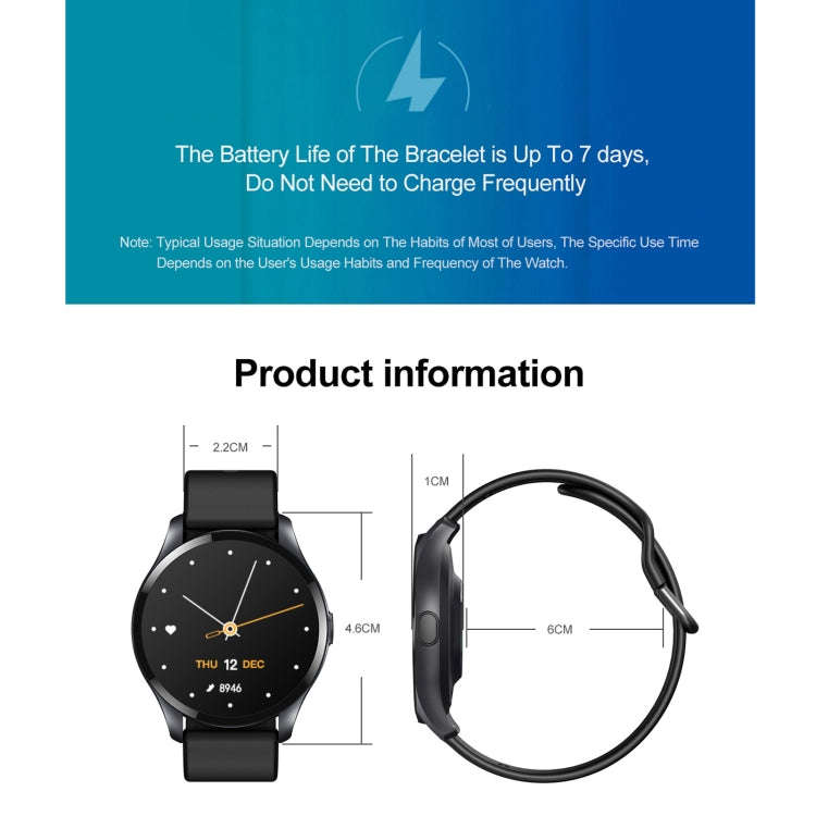 T88 1.28 inch TFT Color Screen IP67 Waterproof Smart Watch, Support Body Temperature Monitoring /...