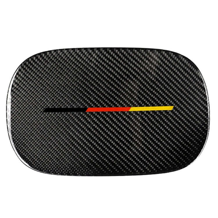 Car Carbon Fiber Fuel Tank Cap Decorative Sticker for Mercedes-Benz C Class W205 2015-2018, Left ...