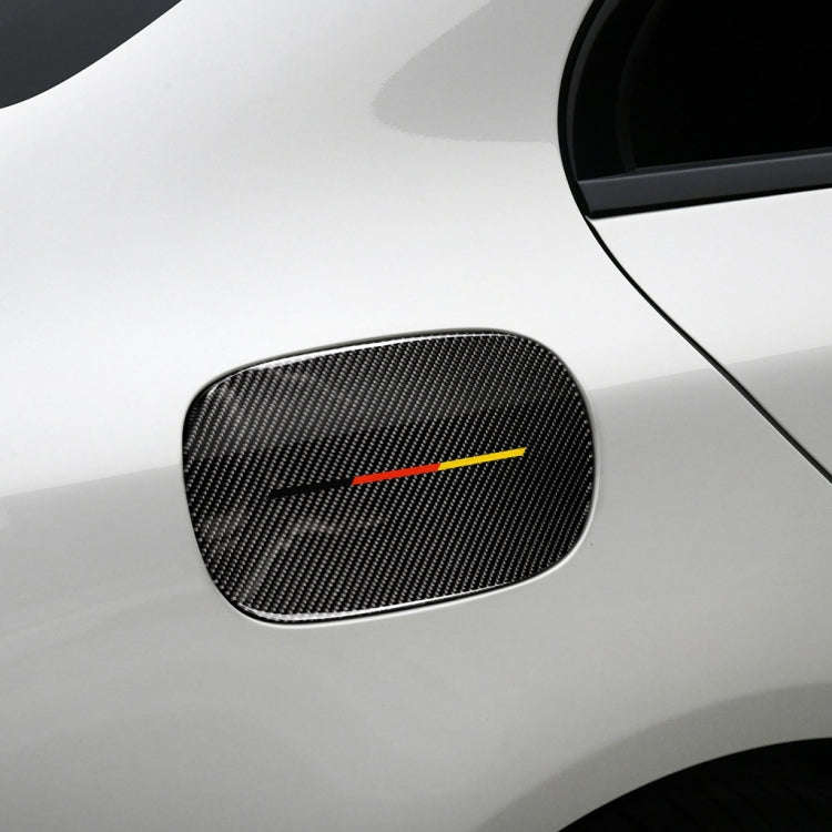 Car Carbon Fiber Fuel Tank Cap Decorative Sticker for Mercedes-Benz C Class W205 2015-2018, Left ...