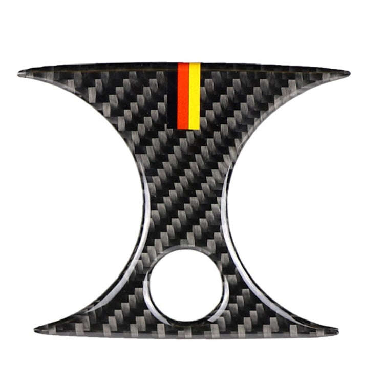 Car Carbon Fiber Rear Air Outlet Middle Decorative Sticker for Mercedes-Benz C Class W205 C180 C2...