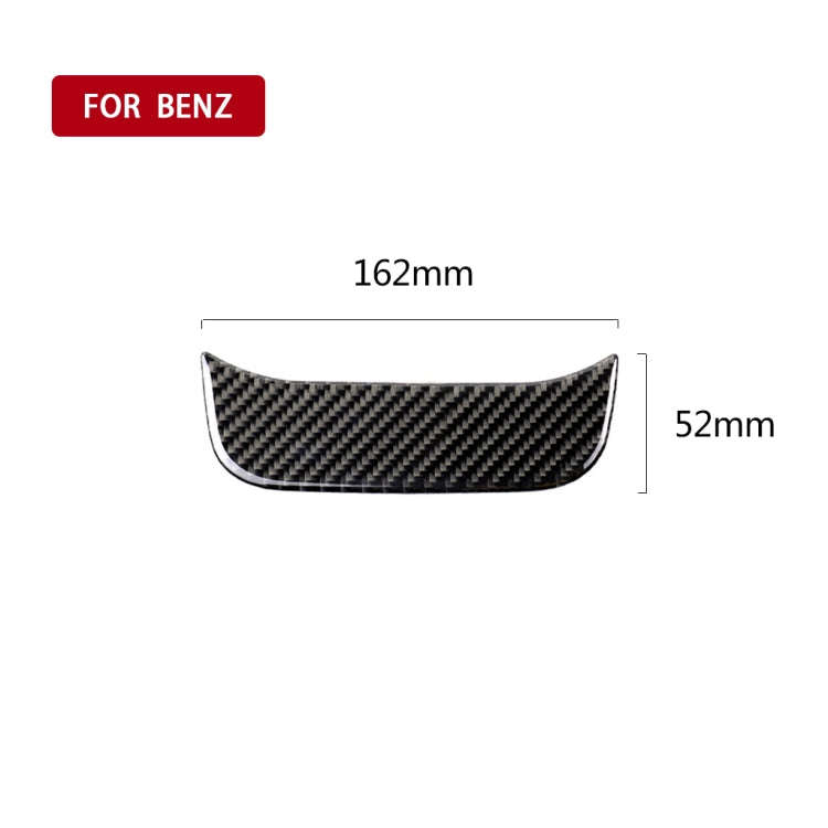 Car Carbon Fiber Rear Air Outlet Lower Decorative Sticker for Mercedes-Benz C Class W205 C180 C20...