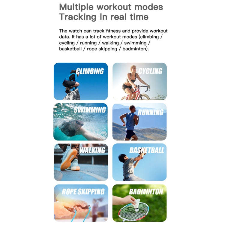 MX12 1.3 inch IPS Color Screen IP68 Waterproof Smart Watch, Support Bluetooth Call / Sleep Monito...
