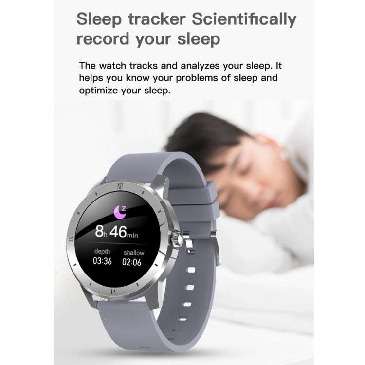 MX12 1.3 inch IPS Color Screen IP68 Waterproof Smart Watch, Support Bluetooth Call / Sleep Monito...