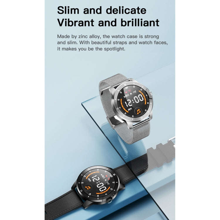MX12 1.3 inch IPS Color Screen IP68 Waterproof Smart Watch, Support Bluetooth Call / Sleep Monito...