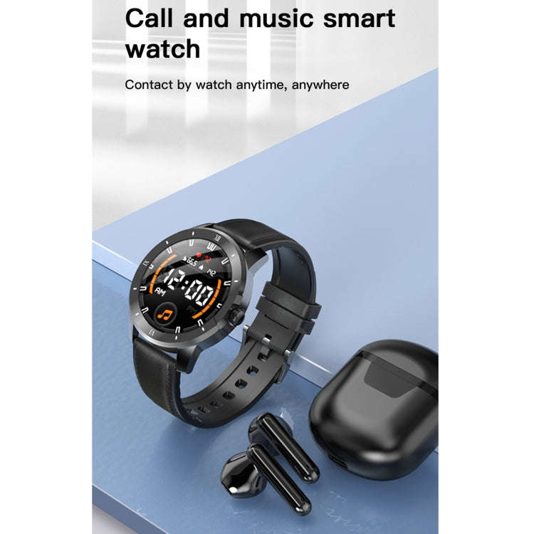 MX12 1.3 inch IPS Color Screen IP68 Waterproof Smart Watch, Support Bluetooth Call / Sleep Monito...