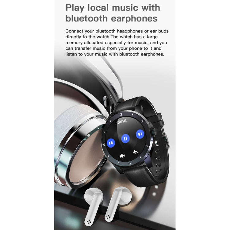 MX12 1.3 inch IPS Color Screen IP68 Waterproof Smart Watch, Support Bluetooth Call / Sleep Monito...