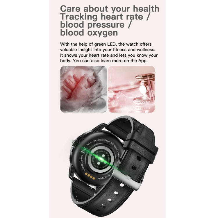 MX12 1.3 inch IPS Color Screen IP68 Waterproof Smart Watch, Support Bluetooth Call / Sleep Monito...