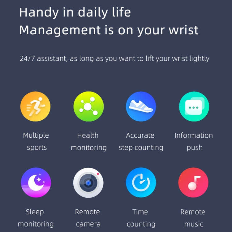 Z15 1.69 inch Touch Screen IP67 Waterproof Smart Watch, Support Blood Pressure Monitoring / Sleep...