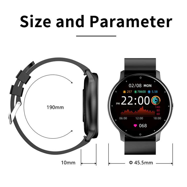 ZL02 1.28 inch Touch Screen IP67 Waterproof Smart Watch, Support Blood Pressure Monitoring / Slee...