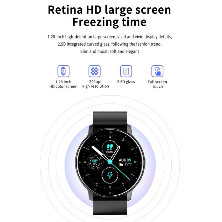 ZL02 1.28 inch Touch Screen IP67 Waterproof Smart Watch, Support Blood Pressure Monitoring / Slee...