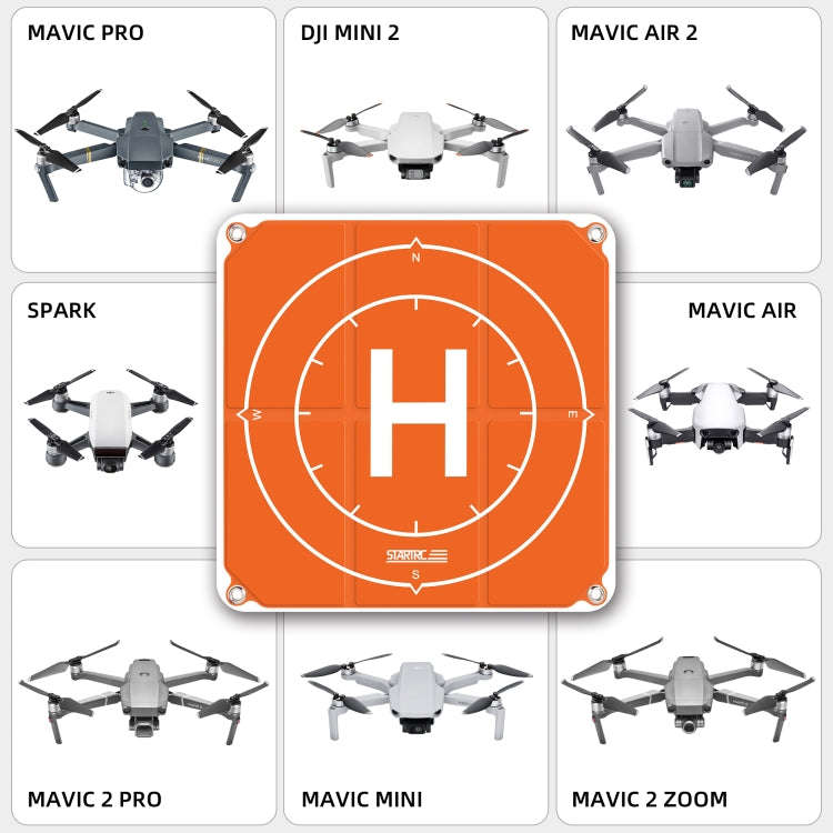 STARTRC 1109143 50cm Portable Drone Universal Foldable Square Parking Apron Landing Pad for DJI F...