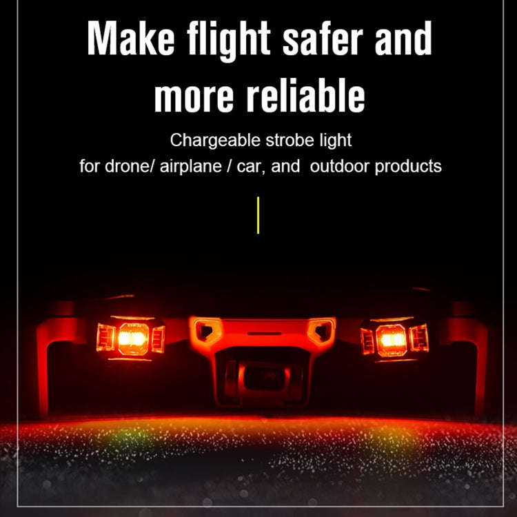 STARTRC 1109184 Drone Universal Rechargeable Colorful Strobe Signal Arm Lights for DJI FPV / Mini...