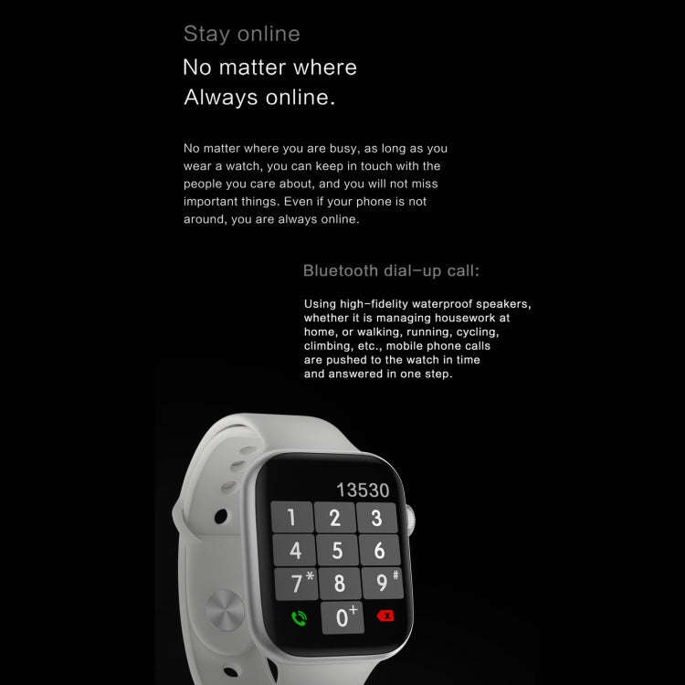 DW35PRO 1.75 inch Color Screen IPX7 Waterproof Smart Watch, Support Bluetooth Answer & Reject / S...