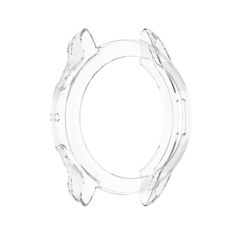 For TicWatch Pro 3 / Pro 3 Lite Half Coverage Hollowed TPU Protective Case(Transparent White)