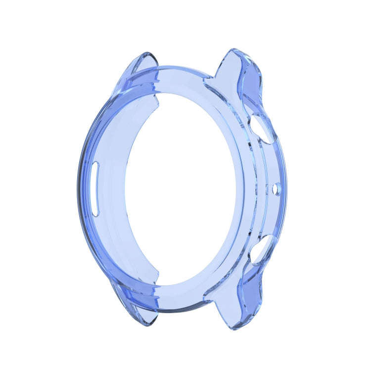 For TicWatch Pro 3 / Pro 3 Lite Half Coverage Hollowed TPU Protective Case(Transparent Blue)