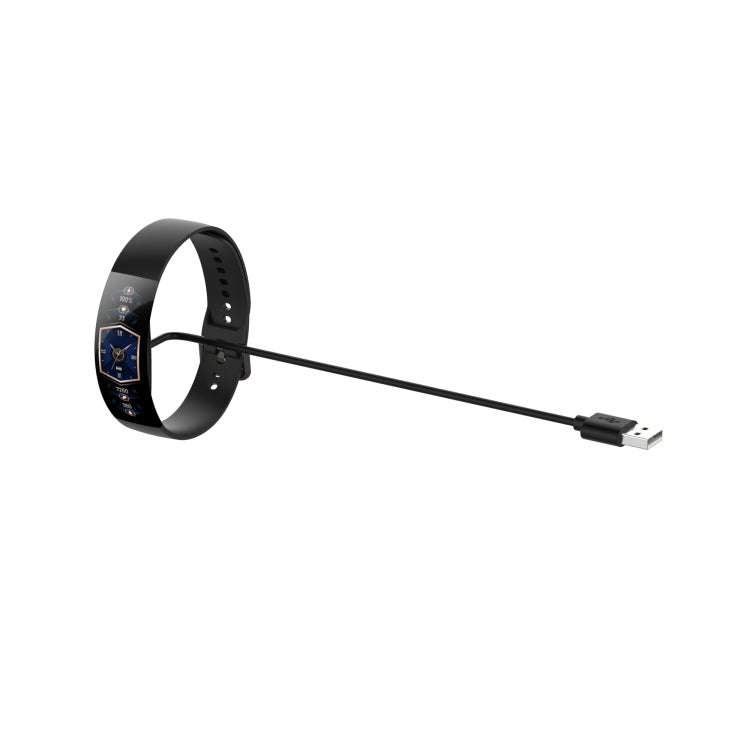 For Amazfit X Curved Screen Watch USB Magnetic Charging Cable, Length: 1m(Black)