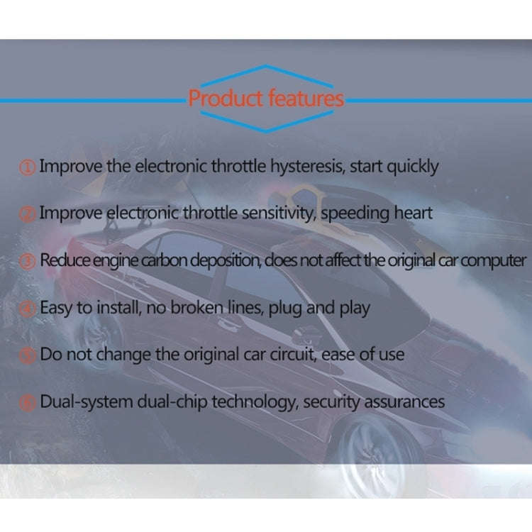 For GreatWall Wingle 7 2012 TROS TS-6Drive Potent Booster Electronic Throttle Controller