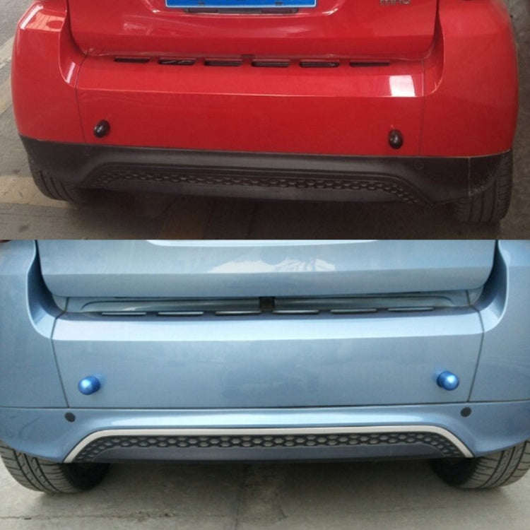 2 PCS Car Rear Anti-collision Tail Cone for Mercedes Benz Smart 2009-2014, Style:Round(Blue)