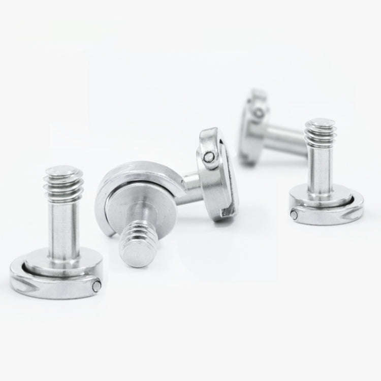 BEXIN LS095 2 PCS D Ring Screws Camera Plate Mount 1/4 inch Quick Release Screws