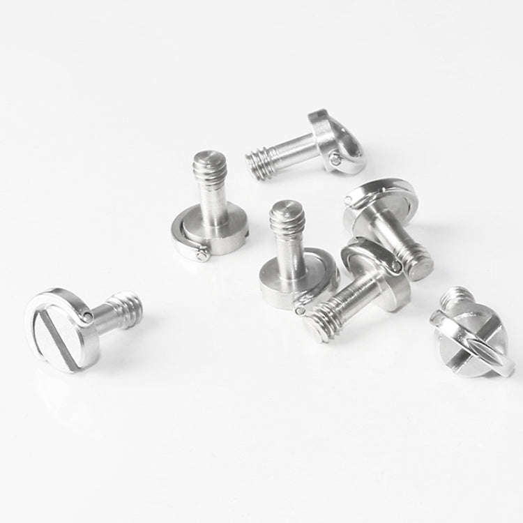 BEXIN LS095 2 PCS D Ring Screws Camera Plate Mount 1/4 inch Quick Release Screws